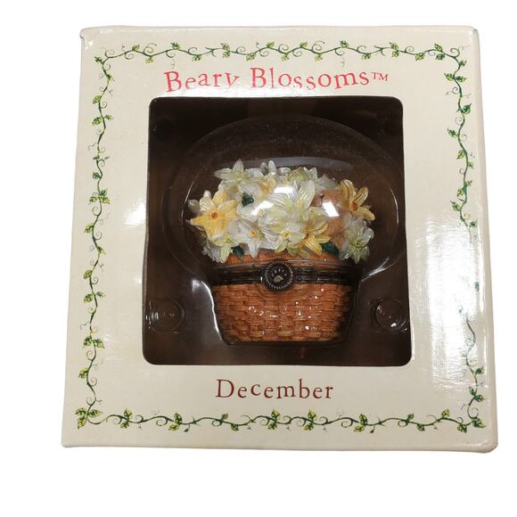 Boyd’s Beary Blossoms Treasure Box Flower December Birthday NIB 392211 - Picture 3 of 12